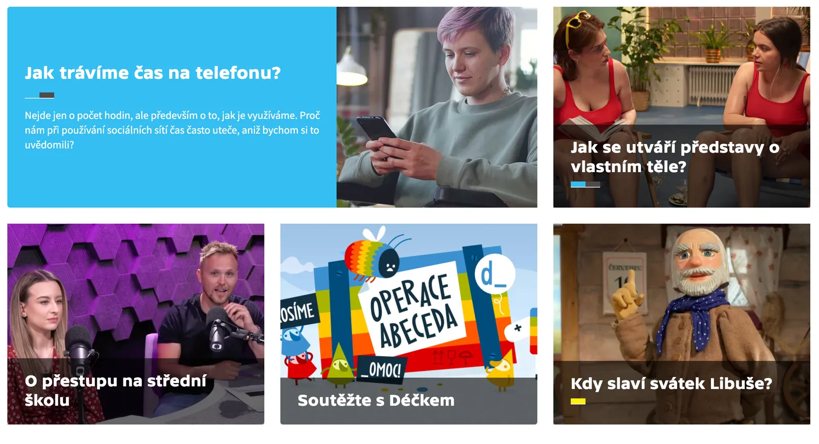 ČT edu: metodické materiály pro mediální výchovu