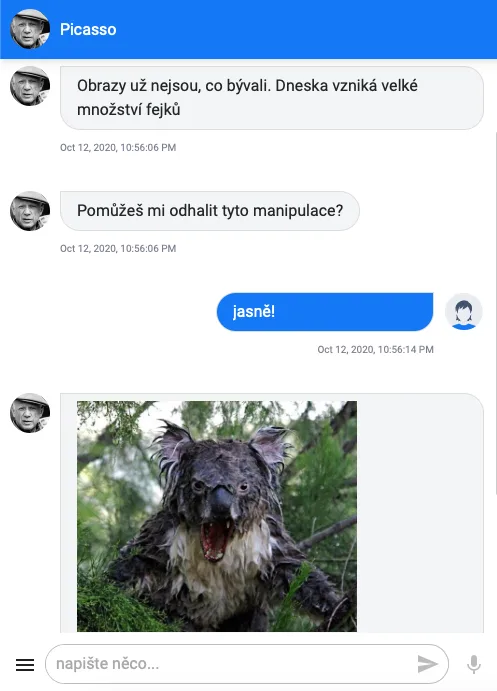 Tvorba vzdělávacího chatbota v programu SnatchBot
