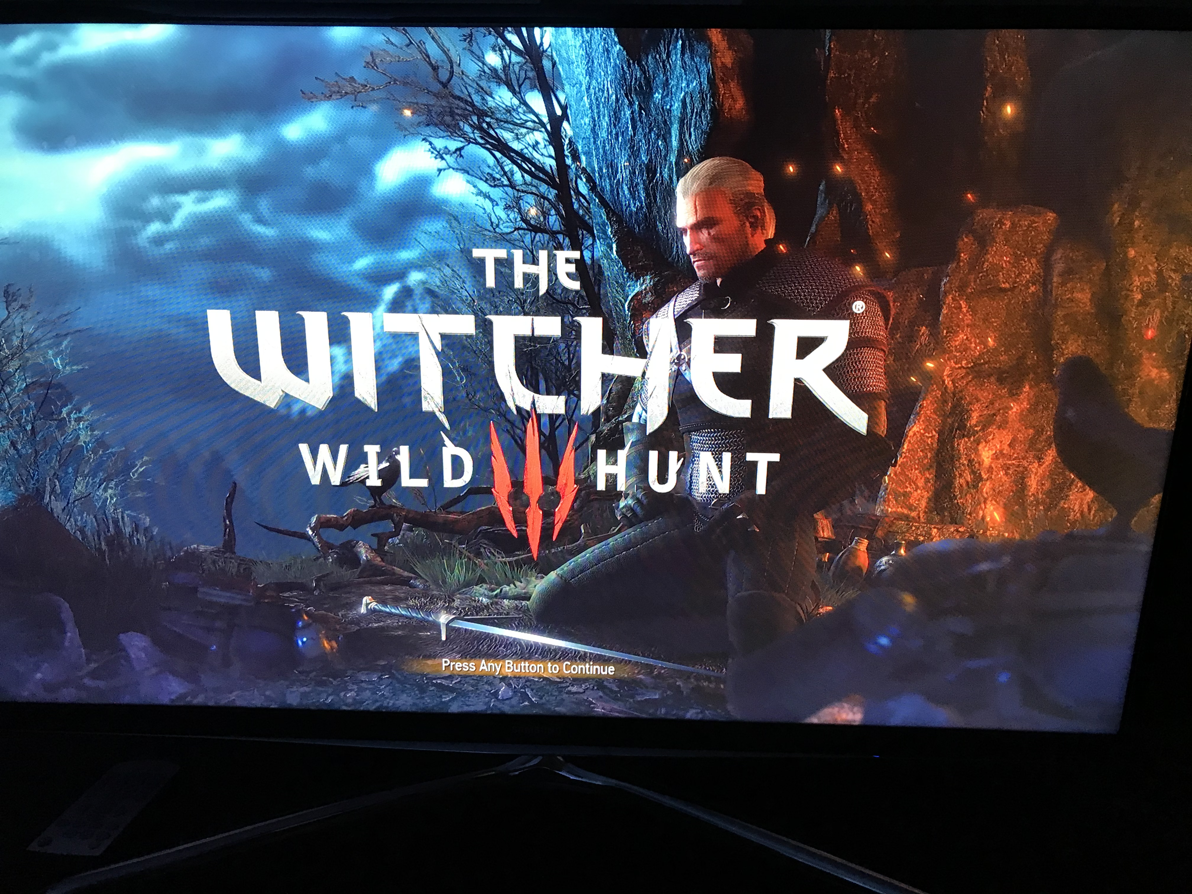 V rámci výzvy jsem si zahrála hru Witcher 3