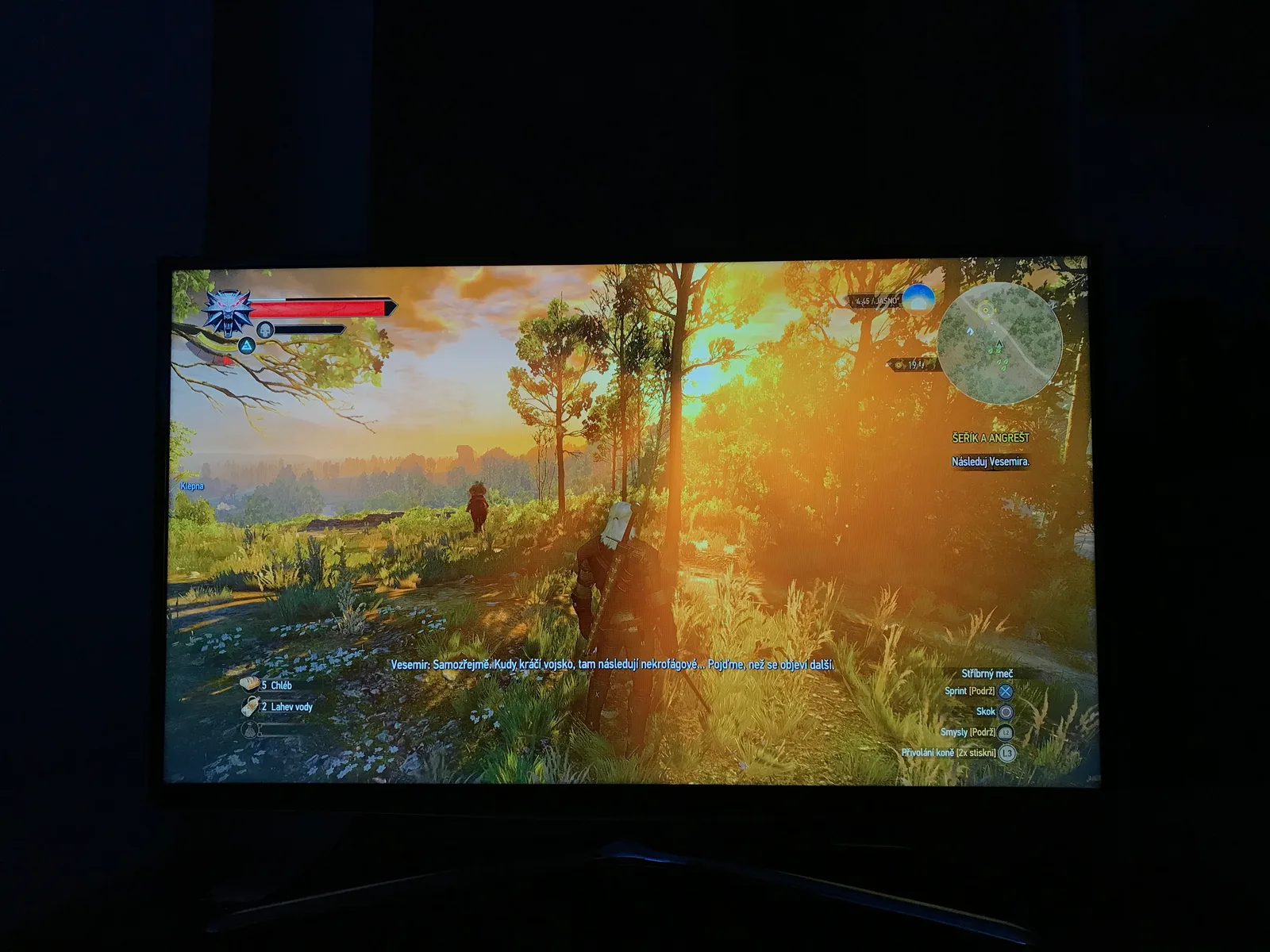 Zaklínač Geralt ve světě videohry Zaklínač 3 (Witcher 3)