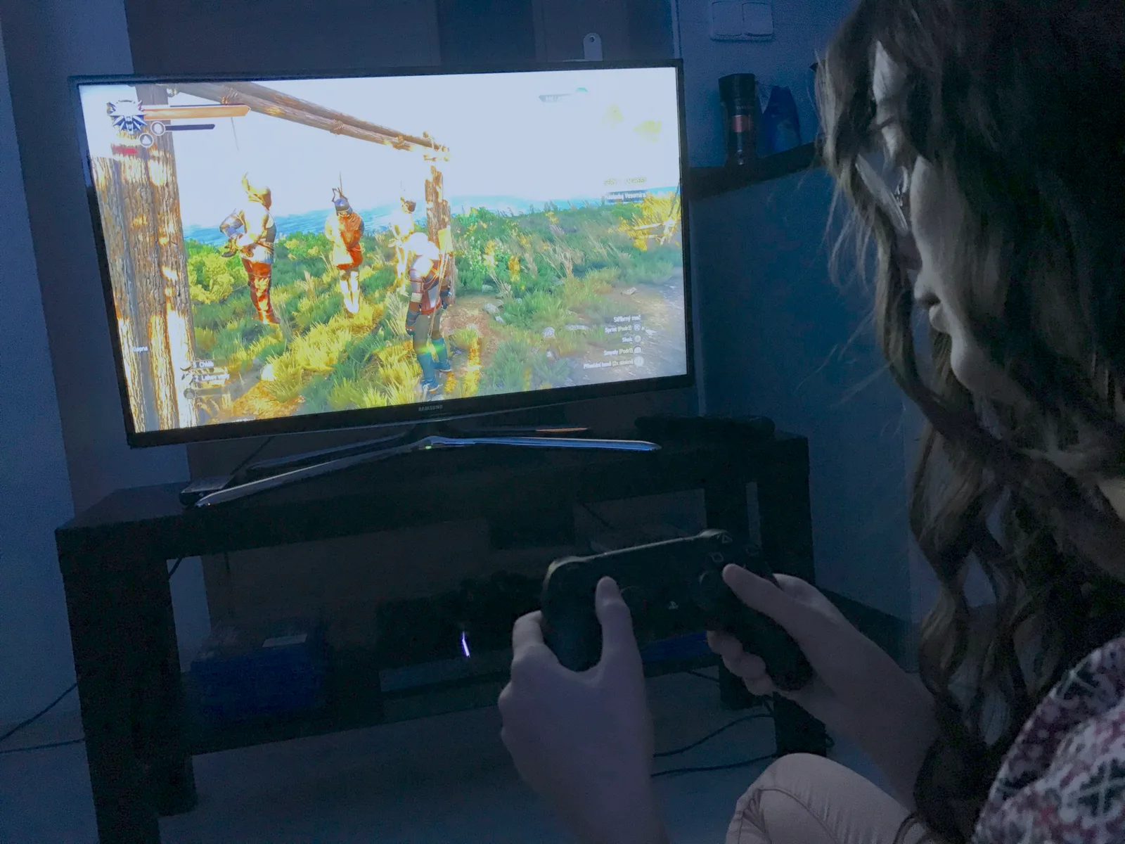 V rámci výzvy jsem si zahrála hru Witcher 3