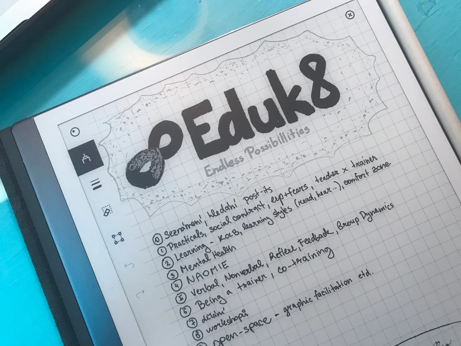 Fotografie z mezinárodního kurzu lektorských dovedností Eduk8